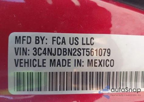 2025 Jeep Compass Latitude 4X4 from USA, damaged, VIN 3C4NJDBN2ST561079